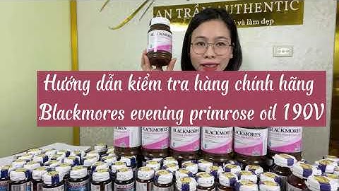 Hướng dẫn uống blackmores