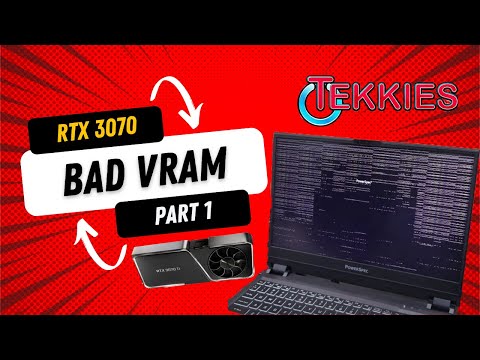💥Failed  RTX GPU  - Bad Vram  ? Part 1 Diagnose Software #rtx3070