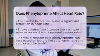 Does Phenylephrine Affect Heart Rate? - Pharmaceutical Insights