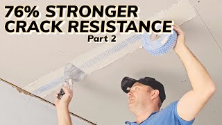 FibaFuse&#39;s Strength is 76% Stronger CRACK Resistance than Paper Tape