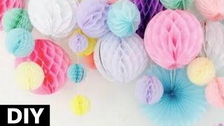 DIY: Faça incriveis Pompom colmeia.