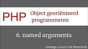 OOP PHP  Named arguments