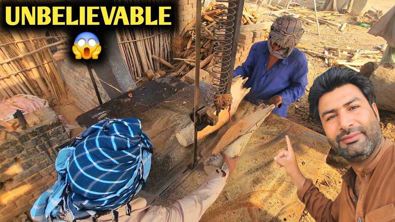 UNBELIEVABLE Wood Cutting Skill 🪵Amazing Village Life 😍