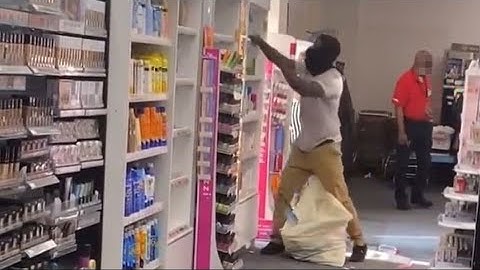 CAUGHT ON CAMERA: Thieves stuff bags with stolen merchandise from Maryland CVS