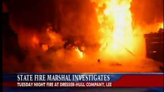 Fire at Lee lumber company finally out Fire At Oak N Spruce In Lee