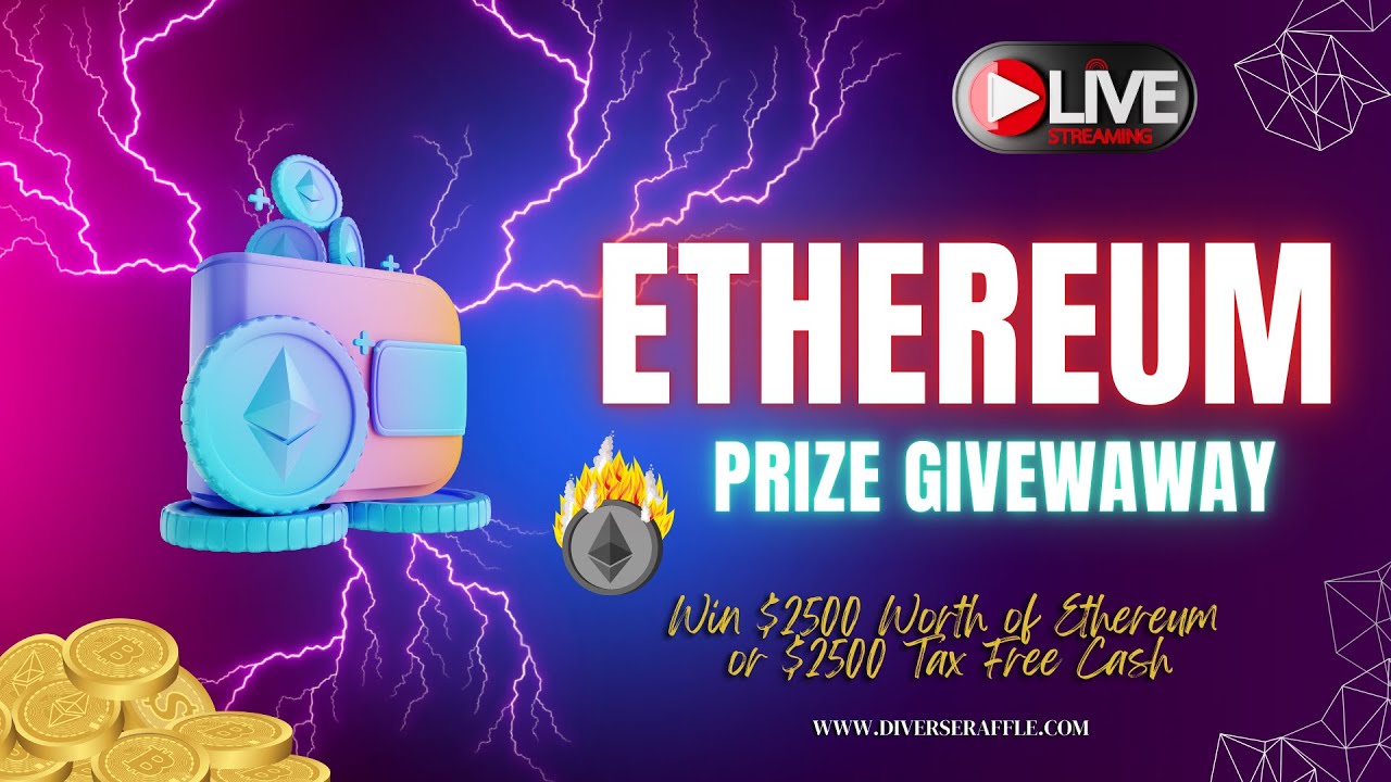 Online Raffle $2500 Worth of Ethereum or $2500 Tax Free Cash - Diverse ...