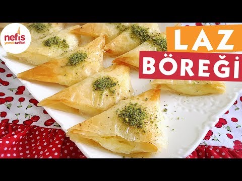 Muska Şeklinde Laz Böreği - Tatlı Tarifleri - Nefis Yemek Tarifleri