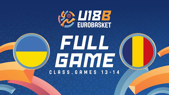 Class. Game 13-14 | Ukraine v Romania | Full Basketball Game | FIBA U18 EuroBasket 2024 Division B