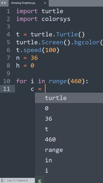 Cool Python Turtle Graphics | Python Turtle Graphics - YouTube