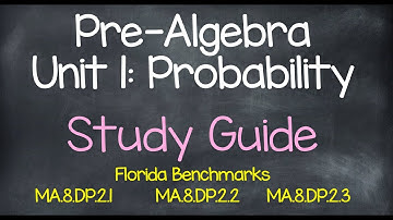 Pre-Algebra Unit 1: Probability Study Guide