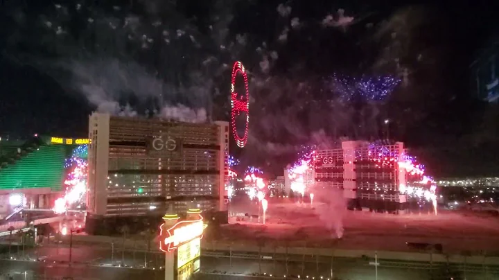 Tropicana Demolition Firework and Drone Show. #DropTheTrop #LasVegas2024