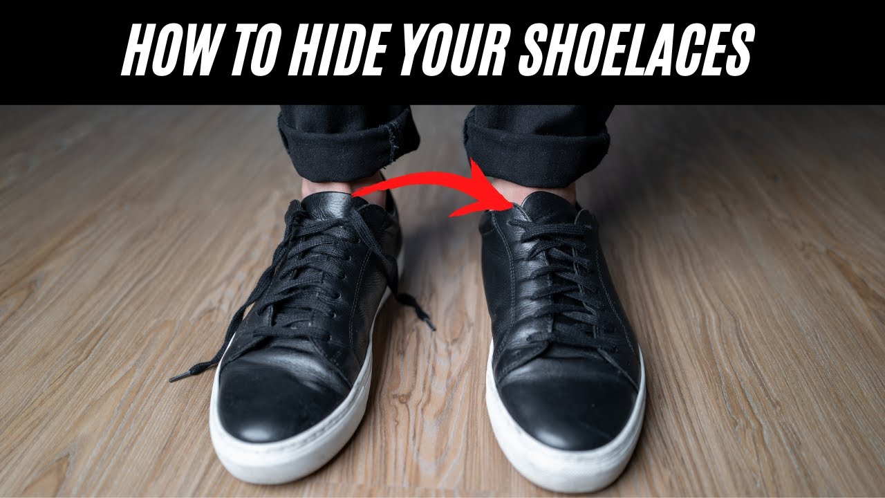 How to Hide Your Laces | Tuck Shoelaces For a Clean Look - YouTube
