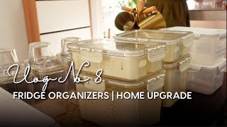 Silent Vlog 8: Fridge Organizers I Home Upgrade