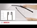 How to Install Bosch ICON Wiper Blades - Hook