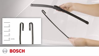 How to Install Bosch ICON Wiper Blades  Hook