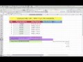 Cálculo en Excel del VP, VPN, y TIR
