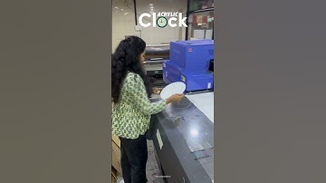 Acrylic clock printing 🪄✨