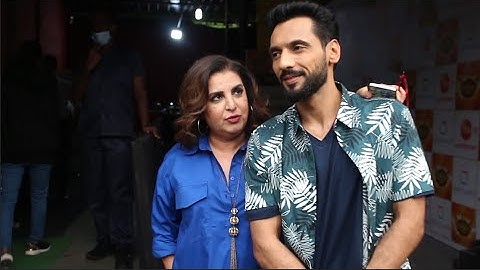 Bhuvan Bam Spotted With Farah Khan  On The Sets Of Zee Comedy Factory