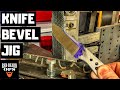 Simple Knife Making Bevel Jig - Easy to Make... Yet Solid!