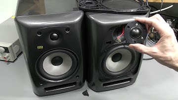 #105 - KRK Rokit 6 studio monitor speakers repair
