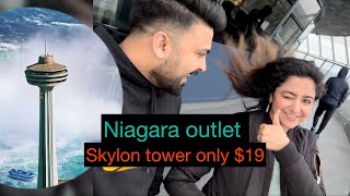 Skylon tower & Niagara Outlet First Experience 🇨🇦