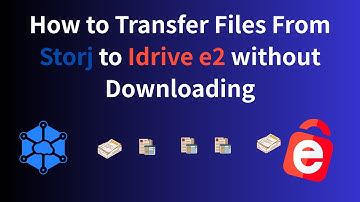 How to Transfer Files from Storj to IDrive e2 Without Downloading | Cloud-to-Cloud Guide