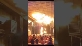 Amazing 5D theatre fire effect | Now ppl will be confused if it’s real or 5D effect. #trending #fun