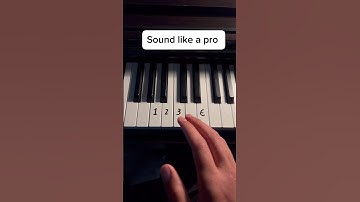 Sound like a pro 👐 #piano #pianotutorial #lesson  #tutorial