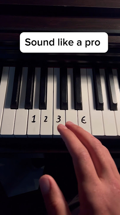 Sound like a pro 👐 #piano #pianotutorial #lesson  #tutorial