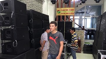 Test thử loa array TKT sound giá 135 triệu về Tây Ninh