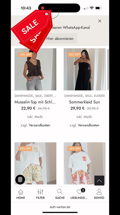Summer SALE at Rosi! Save an additional 20% on already discounted items with code SALE20!