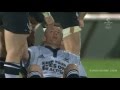 Sean maitland wipes out referee chris pollock in 2009