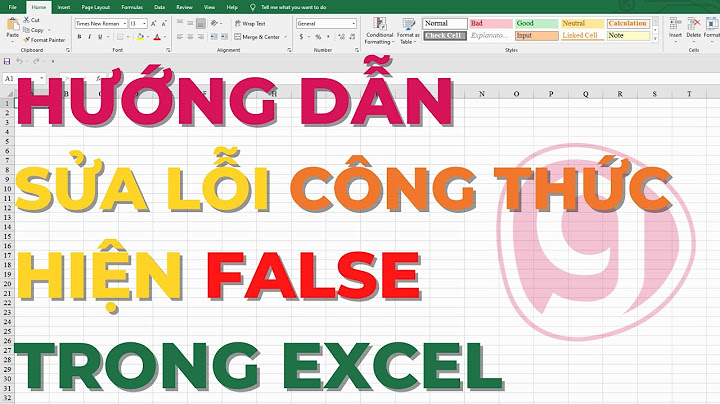 Hàm if trong excel bị lỗi sai công thức