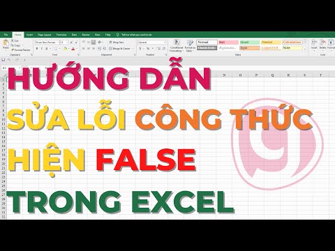 Hướng dẫn sửa lỗi công thức hàm hiện FALSE trong Excel mới nhất 2023