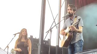 Mo Pitney &amp; (wife) Emily and Blake Pitney. &quot;PLAIN AND SIMPLE&quot;, Rockton, IL, June 18th 2023.