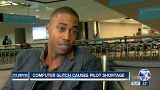 Computer glitch causes pilot shortage