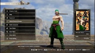 SC6 Creation: Zoro (ONE PIECE) Character Settings