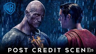 Black Adam post credit scene explained! Jab superman aaya to kya hua tha Superman vs Black Adam...