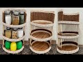 DIY Rope Organizer/ Kitchen Space Saver/ Macrame rope/  منظم للمطبخ يدوي بحبل المكرميه