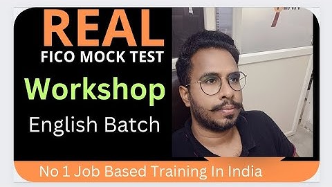 Real Time SAP FICO Interview Questions & Answers-SAP FiCO Mock Test by Chanu SK-SAP FICO in Online