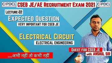 L22 - CSEB JE 2021 Expected/Important Questions with Solution | Bridge Problem | Electrical Circuit