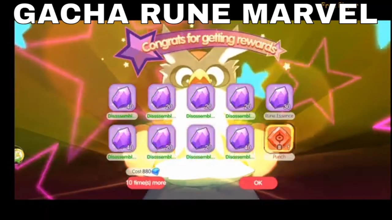 GACHA RUNE MARVEL ► Pocket Incoming