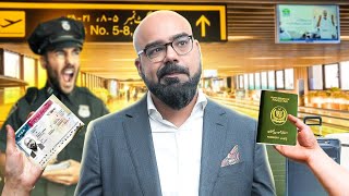 7 Stages of Entering Pakistan Airport - Airport Problems 101 | Junaid Akram Clips