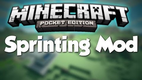 Minecraft Pocket Edition Sprinting Mod 0.8.1