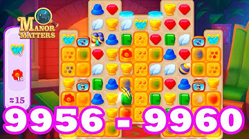 Manor Matters 9956 - 9960 HD Gameplay 3 match puzzle Walkthrough | Android IOS | 9957 | 9958 | 9959
