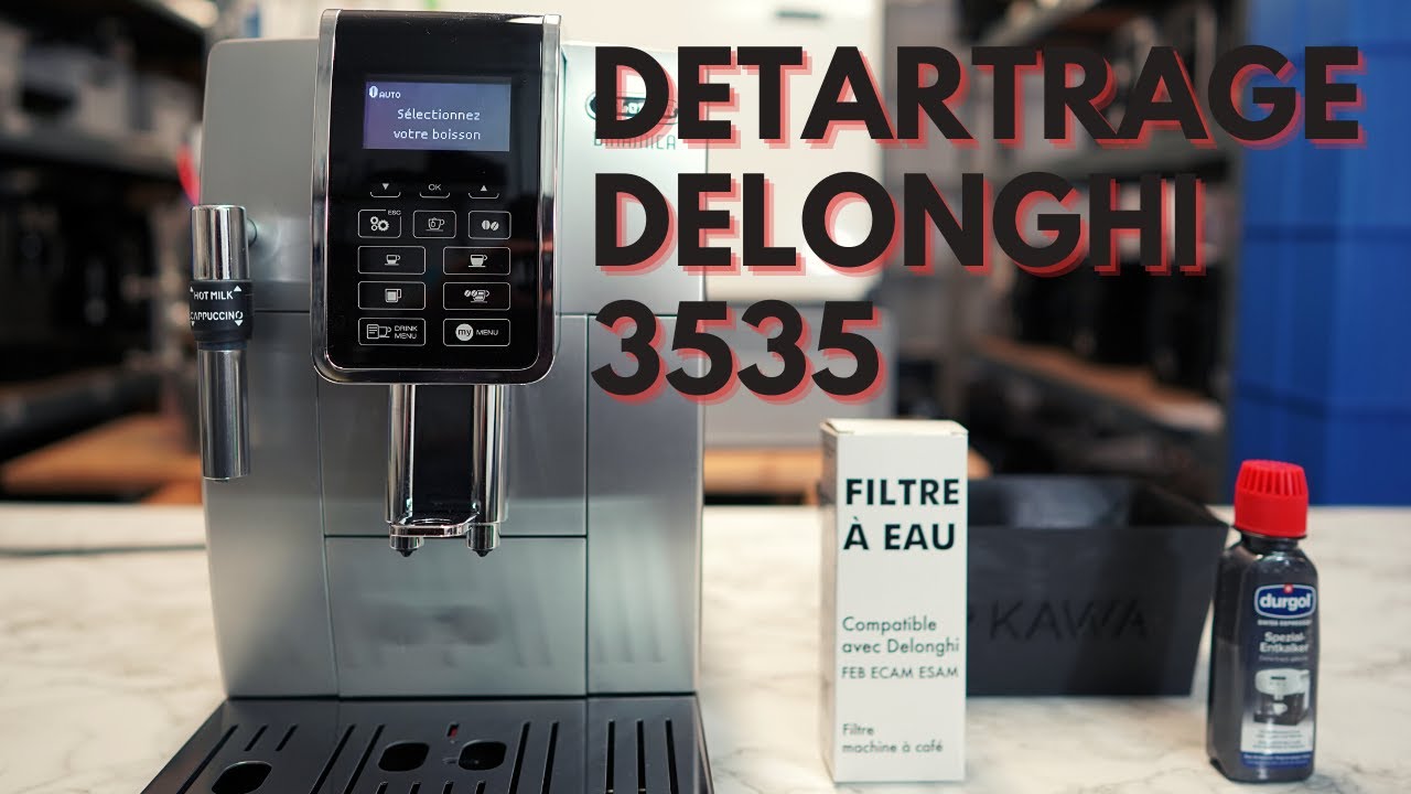 Detartrage Delonghi Dinamica : nos conseils - MaxiCoffee