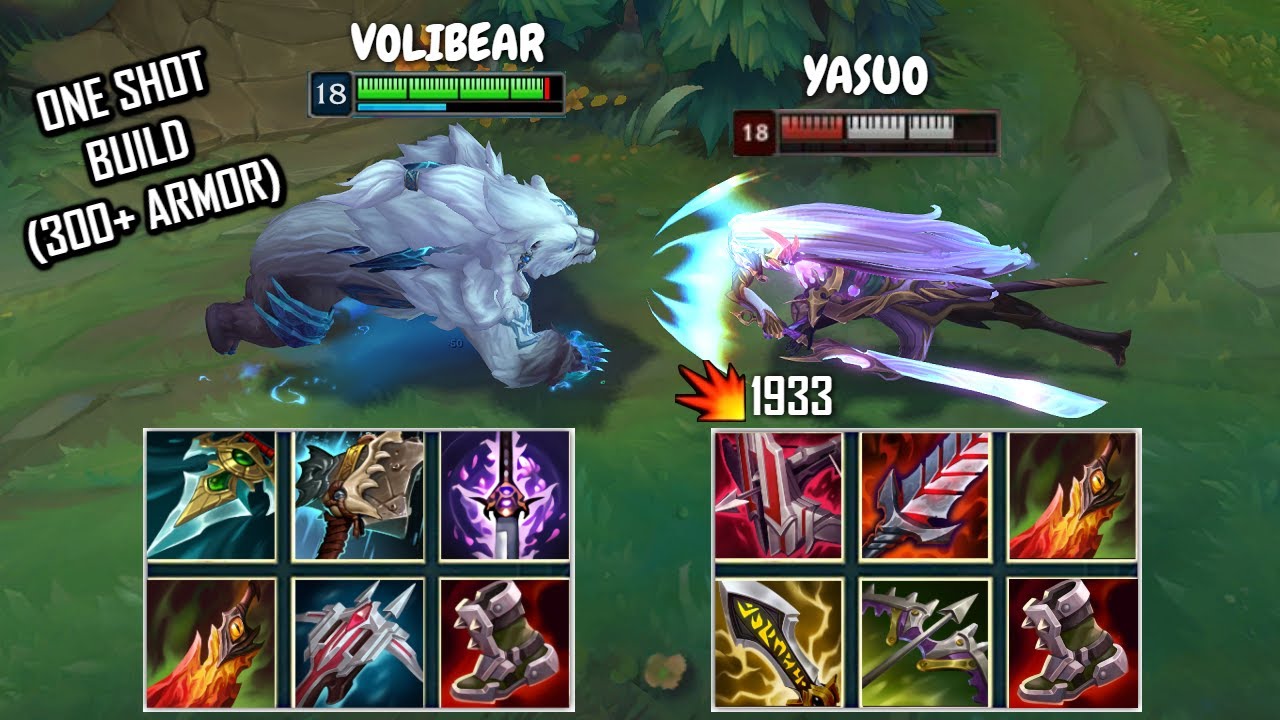 NEW META VOLIBEAR vs YASUO FULL BUILD FIGHTS  Best Moments