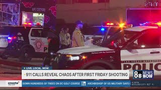 911 calls obtained from Las Vegas First Friday shooting reveal chaos, panic