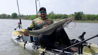 how to catch clean and cook alligator gar {kayak fishing}
