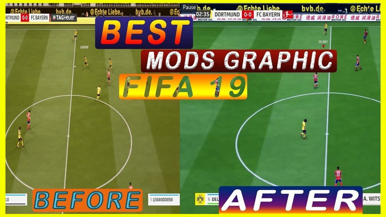 Fifa 19 mods. ФИФА 19 Графика.